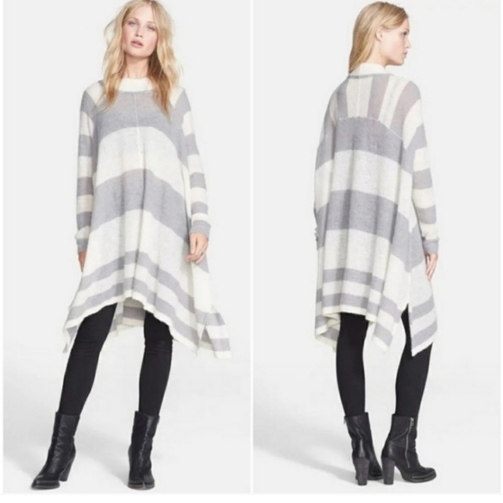 Free People Alpaca Lafayette
Sweater dress  Oversized-SzXs  Like New Black-Blue​ - Picture 2 of 9